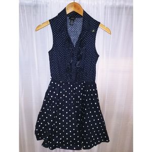 Rue 21 blue and white A-line dress